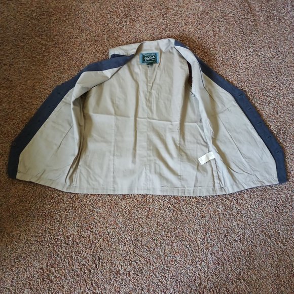 Men's M Medium Woolrich Ruxton Slate Gray Wool Vest 18402 Buttons 3 pockets - Picture 15 of 15